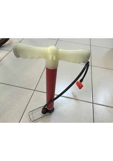 Bisiklet El Pompası Mini Saplı Pompa Kırmızı
