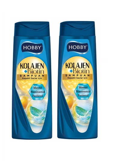 Hobby Şampuan Kolajen Mentol Kepekli Saç 480 Ml X 2 Adet