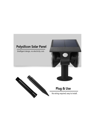 Güneş Çift Kafa Işık Dış Mekan Su Geçirmez Led'ler L5423w