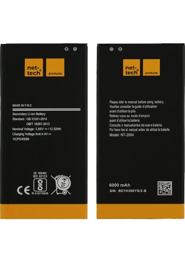 Xiaomi Redmi 9t Uyumlu Nettech 6000 Mah Batarya