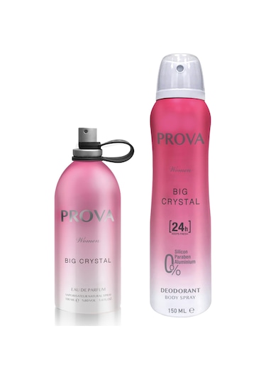 Prova Big Crystal Kadın Parfüm EDP 120 ML + Deodorant 150 ML