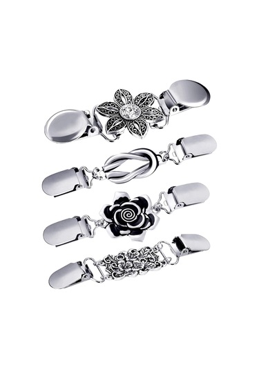 Suntek Gömlek Elbise Pelerin Kadınlar Için 4 Parça Kazak Çok Renkli