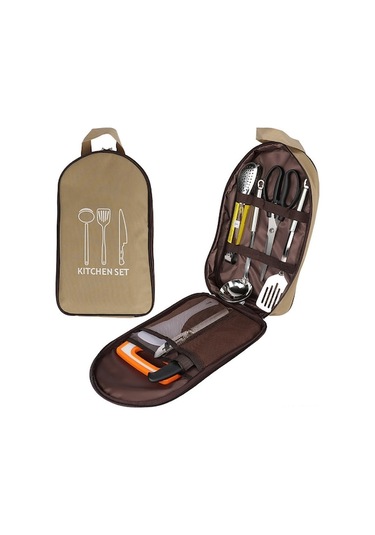 Bosphorusboutique Yemek Taşınabilir Pişirme Piknik Piknik Mutfak Kahve Hava Eşyası Depolama Depolama Çantası, Çantası, Çantası, Çantası, Çantası Açık Xp Kahve