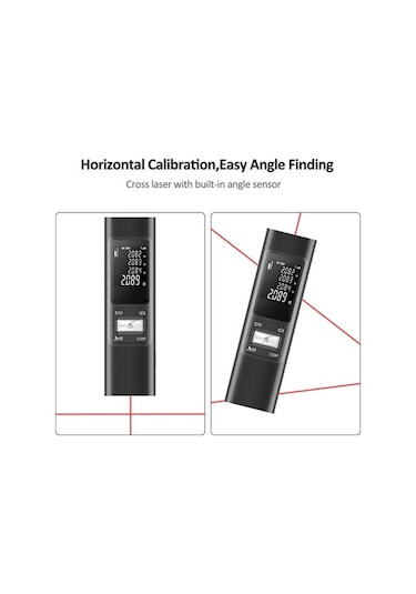 Besthome1 80m Hassas Mesafe Ölçer - 2mm Doğruluk, Usb Şarjlı, Alan/hacim Hesaplama