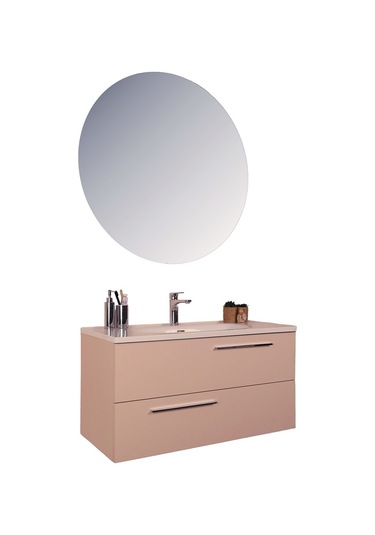 Kobos Serenity 100 Cm Banyo Dolabı Seti Rose