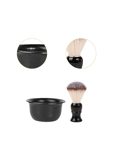 Suntek Erkek Tıraş Bıyık Fırçası Kasesi Hızlı Köpük Kremi Kase