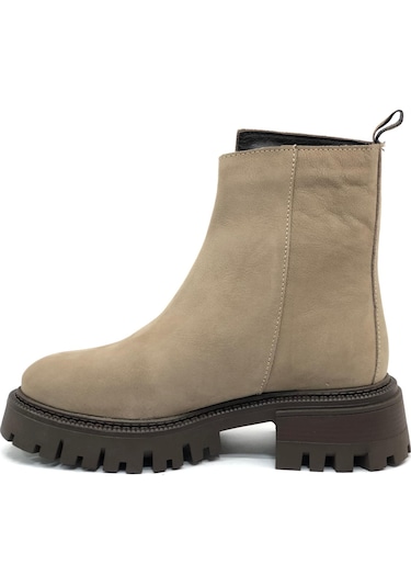 Hammer Jack 102-24675-z Irene Hakiki Deri Postal Kadın Bot Kum