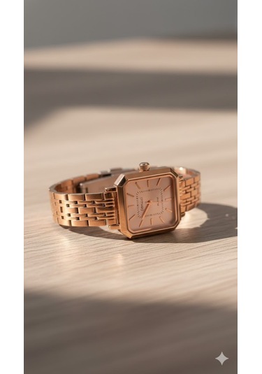 Ferrucci Kadın Kol Saati Altın Renk, Köşeli Kadran - Fc03687m.06, 2 Yıl Garantili Altın