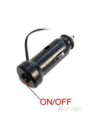 jmsstore Araba Üstü Araba Atmosferi 4'ü 1 Arada 12v Mavi Lamba Şarj Led İçi