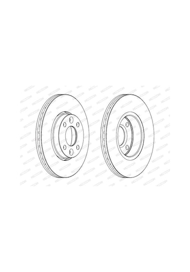 Renault Clio 3 Ön Fren Diski 260 Mm 2006-2012 Ferodo