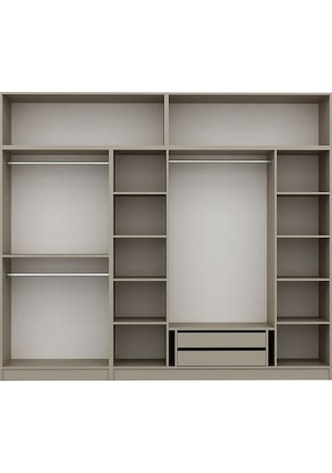 Kale 6 Kapaklı 2 İç Çekmeceli Dolap Ve Yüklük Kumtaşı Mebran İlkbahar 235cm Bej