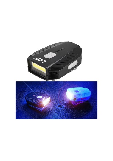 Suntek El Feneri Meşale Şarj Edilebilir Kafa Led Far Işığı Siyah