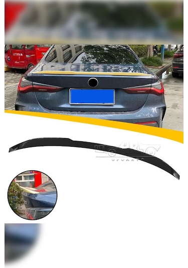 Bmw G22 Spoiler M4 Yarasa Tip İthall Parlak Siyah