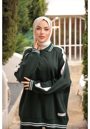 Takım Eşofman Takımı Düğmeli Alt Üst Takım M- 480 Bordo