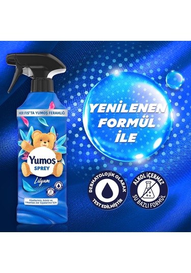 Yumoş Sprey Yıkaması Zor Eşyalar Için Lilyum 450 ML
