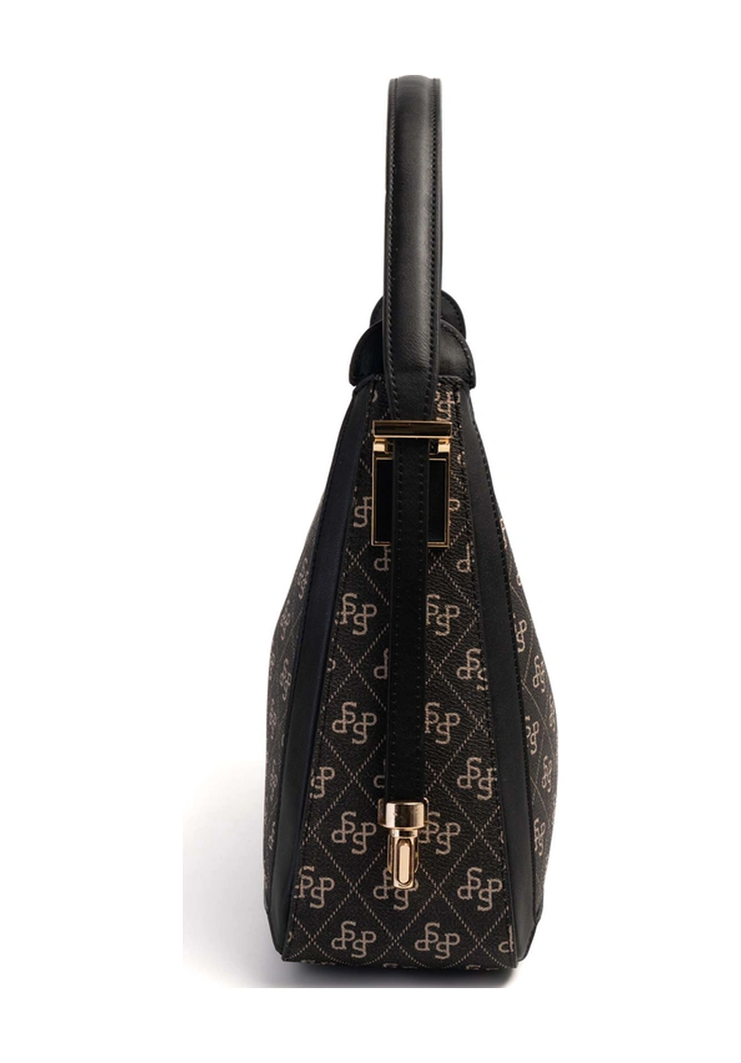 Silver Polo Kadın Omuz Çanta 1187 Füme - Siyah