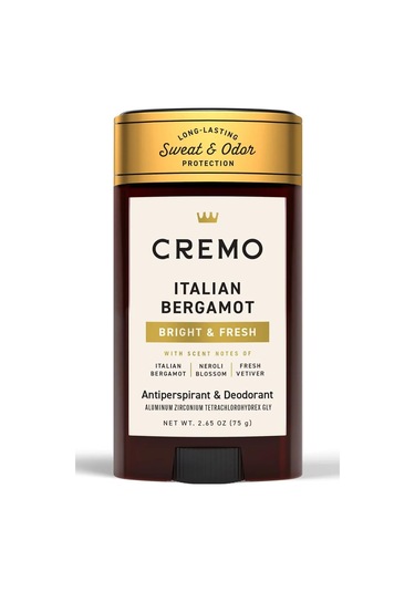 Cremo Italian Bergamot Antiperspirant Stick Deodorant 75gr