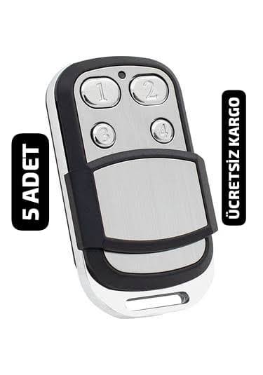 Akıllı Kodlanabilir Otopark Bariyer Garaj Kepenk Kumandası 5 Adet