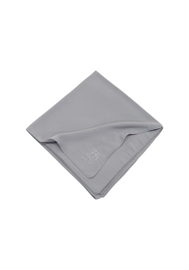 Levidor Medine İpeği Eşarp - Gümüş - Gümüş