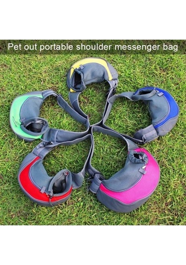 Dm Cbtx Köpek Ve Kedi Sling Taşıyıcı, Eller Serbest Çift Taraflı Pet Çanta, Küçük Boy Kırmızı