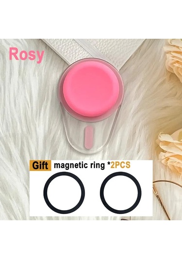 Goldenqian Grippopso Manyetik Cep Telefonu Kavrama Tok Griptok Iphone 16 15 14 13 12 Serisi Manyetik Telefon Soketi Cep Telefon Tutucu Rosy Rosy