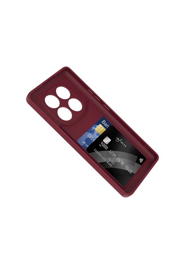 Mobilefix Redmi Note 14 Pro 4g Kılıf Kamera Korumalı Kartlık Hazneli Mbfx Vitra Kapak - Siy Siyah