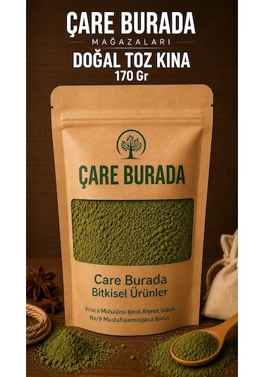 Çare Burada Doğal Toz Kına 170 G