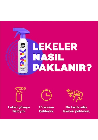 Selsil Pak Mucize Köpük Sprey Yüzey Temizleyici 500 ML