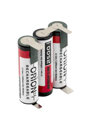 Orion 18650 12 V Li-On 2500 mah 30A Lithium Pil