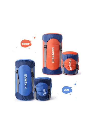 Dış Mekan Uyku Tulumu Sıkıştırma Çantası Turuncu Beden S Turuncu