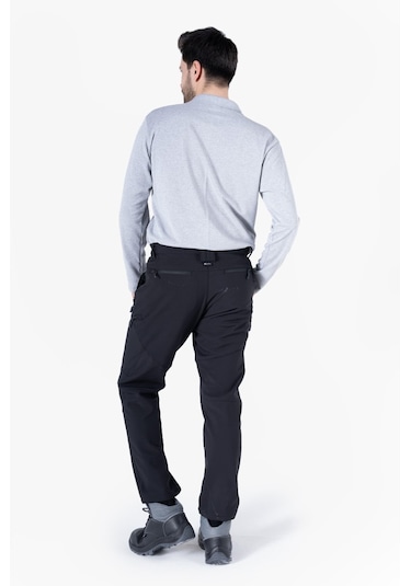 Softshell İş Pantolonu Ripstop Su Geçirmez Siyah