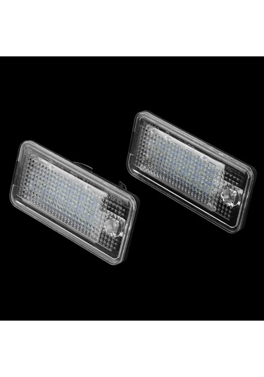 Springsun Audi İçin Plug & Play 12v Led Plaka Lambası, Oem Değiştirme, Hata Yok, Parlak Xenon Beyaz, Uzun Ömürlü Hop-lpl0114