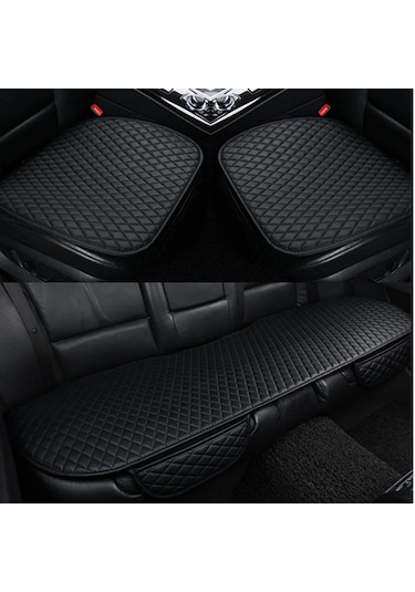 Renault Megane 4 Siyah Deri Oto Koltuk Minderleri
