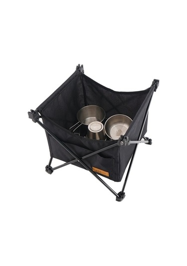Dancemonkey Klaz Açık Katlanır Piknik Masa Asılı Depolama Çanta, Taşınabilir Görünmez Cep Siyah