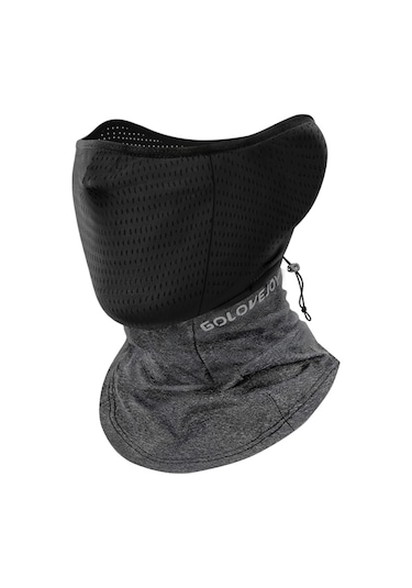 Yuntech01 Outdoor Uv Koruma Bisiklet Maskesi - Nane İpucu Dokusu Nefes Alabilir - Yansıtıcı Kenarlar - Kulağa Asma Tasarım - Unisex Gri Gri