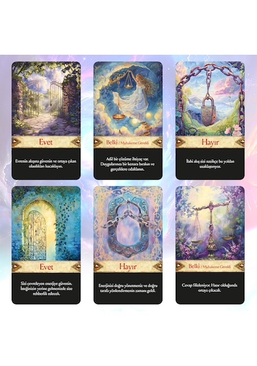 Evrenden Cevaplar Tarot Kehanet Destesi / 90 Açıklamalı Kart