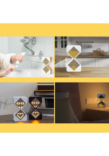 Monozone Dijital Kum Saati Zamanlayıcı Doğum Günü Hediyesi Led Elektronik Kum Saati Ev Dekorasyon