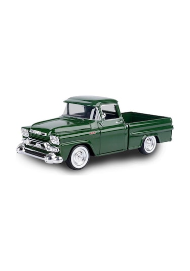 Motor Max Koleksiyon 1 / 24 Ölçek 1958 Gmc 100 Pickup Model Metal Araba Yeşil