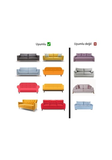 3 Kişilik Pamuklu Koltuk Kanepe Örtüsü Strech Bej