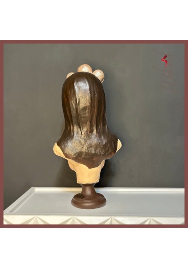 Şeker Kafatası Catrina Büstü Heykeli, Güçlü Kadın Figürü, 2