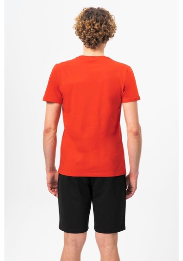 Benetton Bnt-m20478-23y Erkek T-shirt Bnt-m20478-r0766 Kırmızı