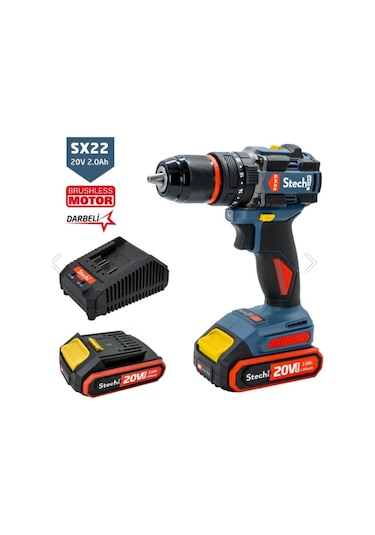 Stech Stechend Sx22-2x4.0 Akülü Kömürsüz Darbeli Matkap 20v 4.0ah
