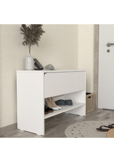 Dekorister Clementine Ayakkabılık Beyaz