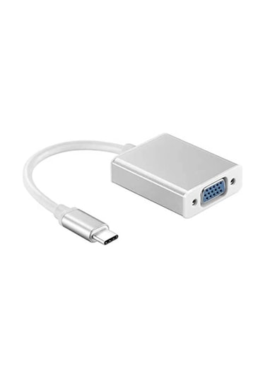 Usb Type C To Vga Çevirici Kablo Görüntü Aktarım Lcd Projeksiyon (535157868)