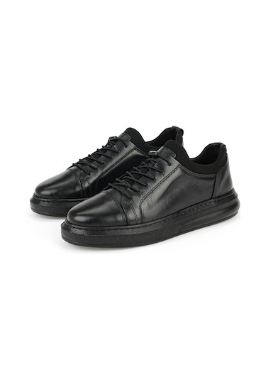 Ziya Erkek Hakiki Deri Sneaker 161423z79 Siyah 161423z79 000 40