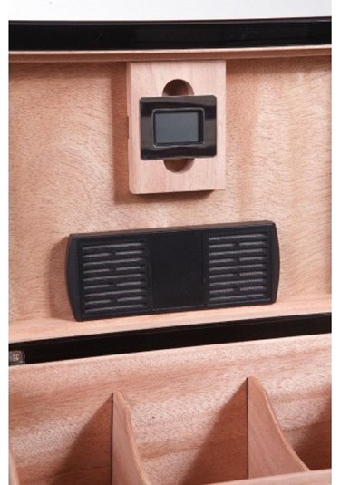 Parmida Humidor Puro Saklama Kutusu - Siyah/kahverengi 0165