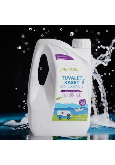 Jenovin Doğa Dostu Lavanta Aromalı Karavan Wc Kimyasalı + Ölçek 3 L