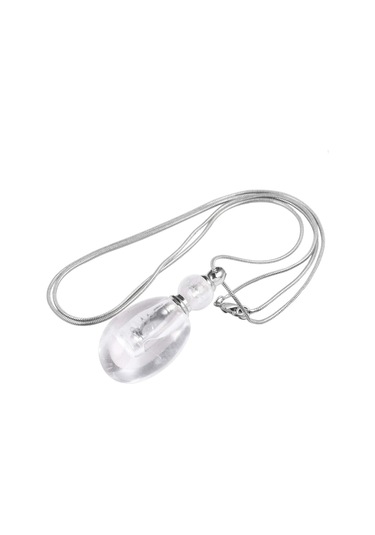 Uçucu Yağ Difüzör Aromaterapi Taş Kolye Kolye, Kadınlar Ve Erkekler İçin İyileştirici Kristal Noktası Taşlı Kolye