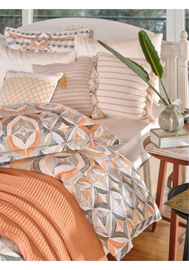 Linens Keinza 45x45 Cm Kırlent Kılıfı Hardal Hardal