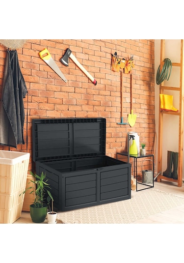 Violet Clean Garden 320 LT Bahçe Depolama Sandığı Siyah